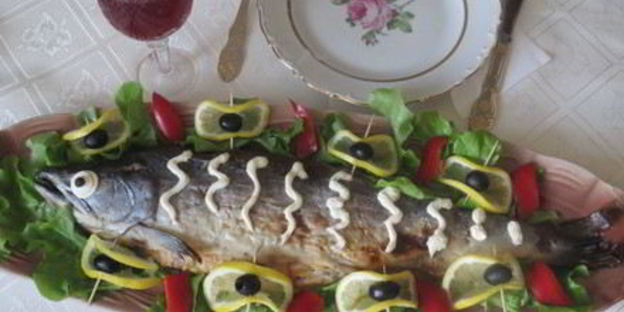 фаршированная горбуша