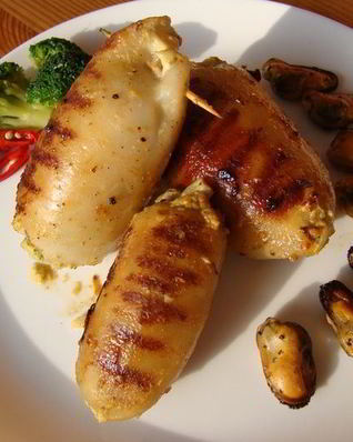 Фаршированные кальмары