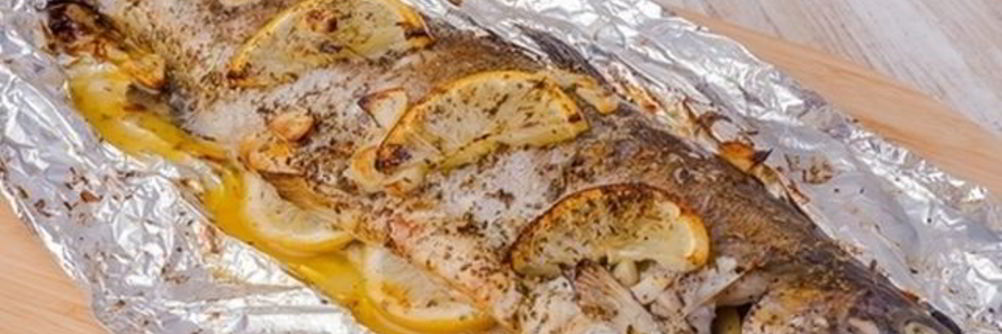 Форель запеченная в панцире