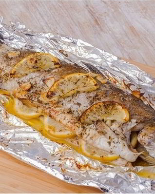 Форель запеченная в панцире