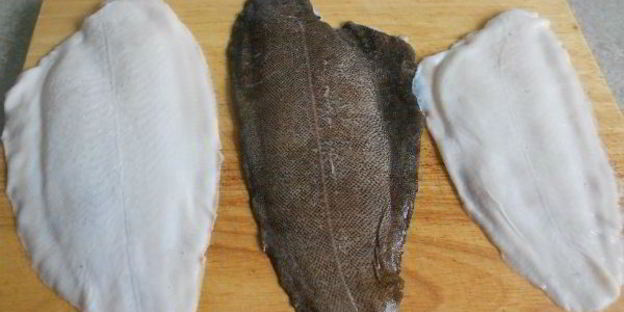 камбала под грилем