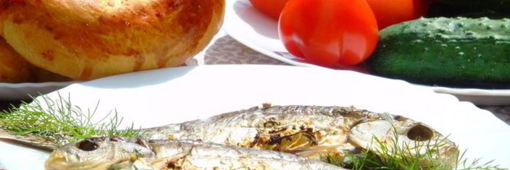 Карась на гриле