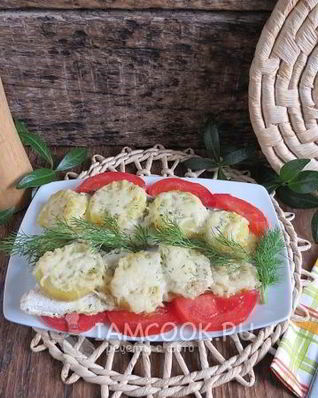 Хек с картошкой в духовке