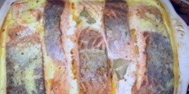 красная рыба в сливочном соусе в духовке