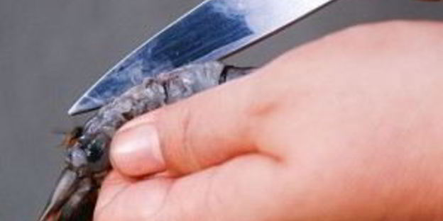 креветки на гриле