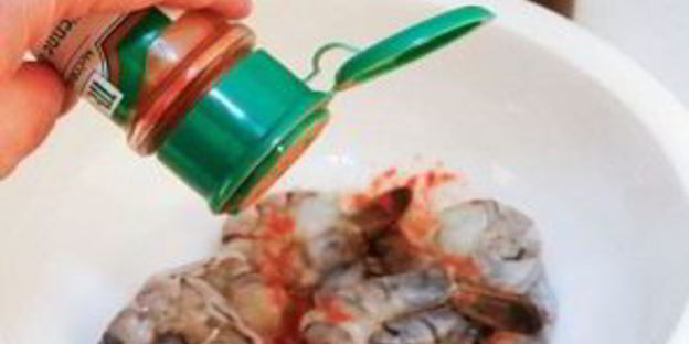 креветки на гриле