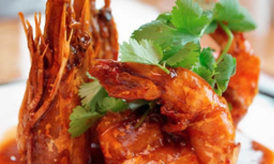 Рецепт креветок с кисло-сладким соусом