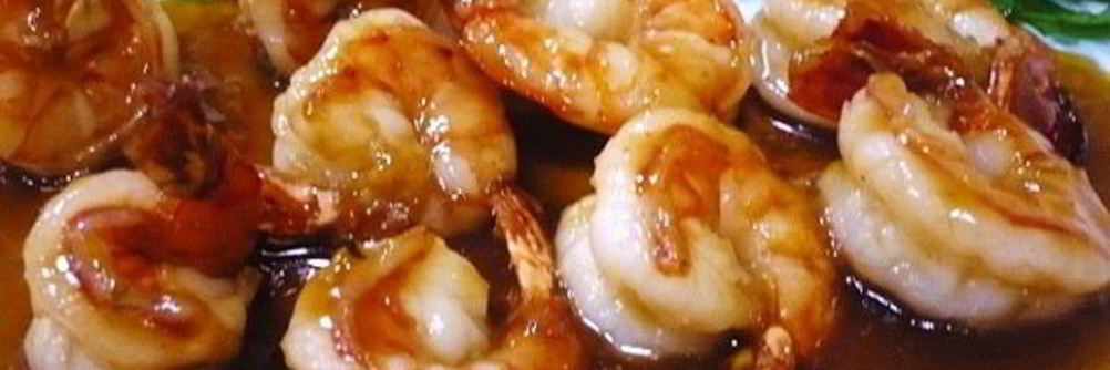 Креветки в чесночном соусе