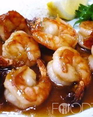 Креветки в чесночном соусе
