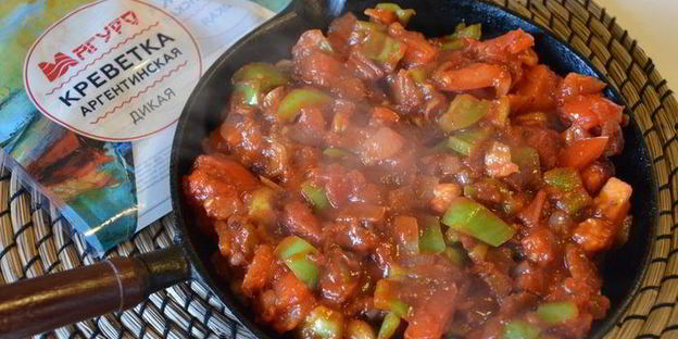 креветки в горшочке по-турецки