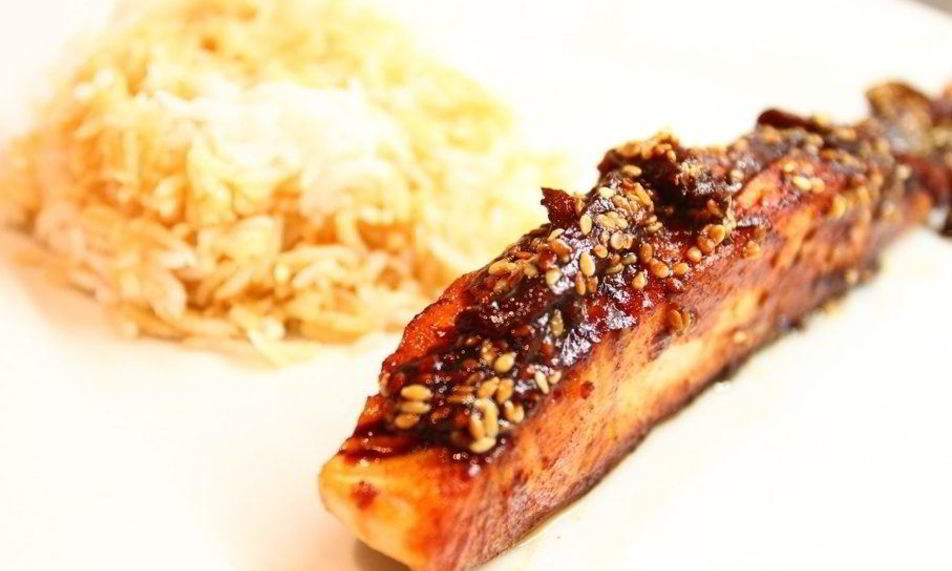 Рецепт лосося с имбирем