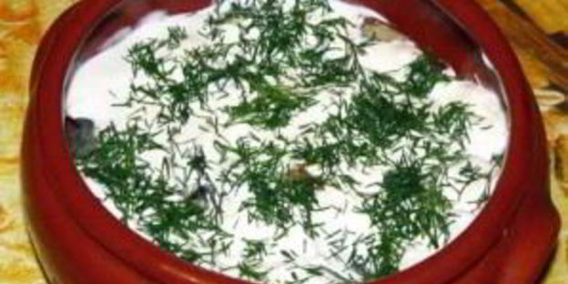 лосось в горшочке