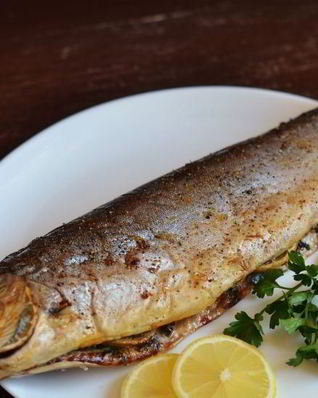 Рыба голец в духовке