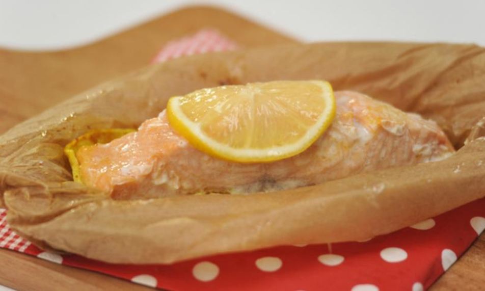 Рецепт рыбы на яблочной подушке