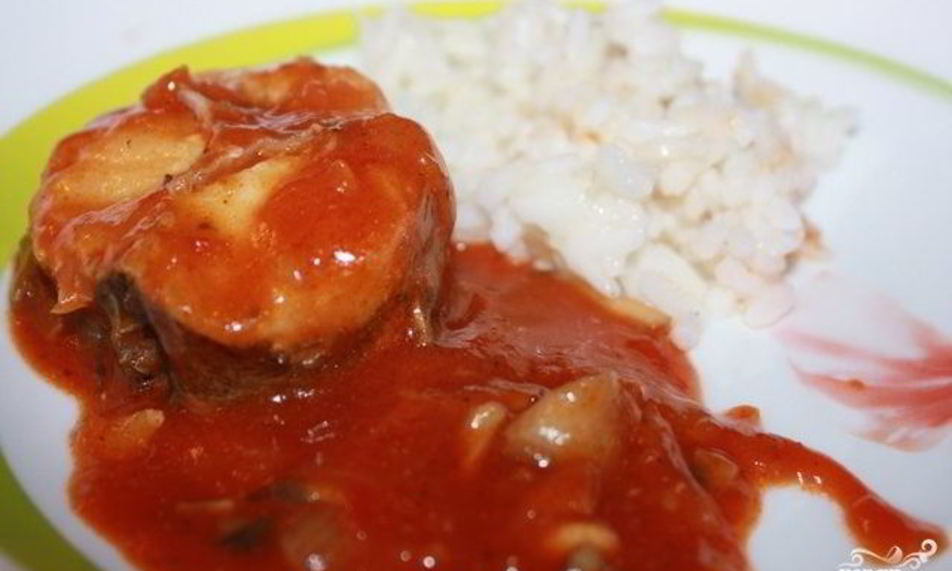 Рецепт рыбы в томате в мультиварке