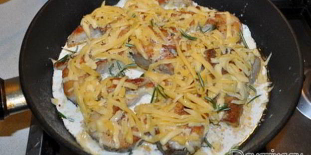 щука в сливках