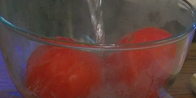 семга с тушеными овощами