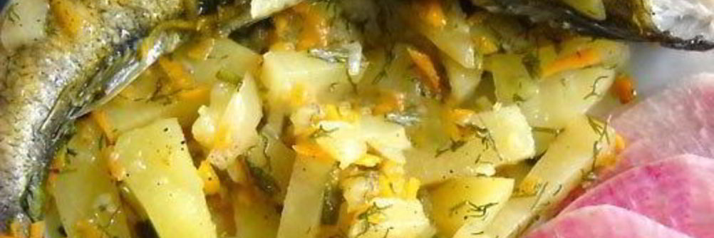 Судак, запеченный в рукаве