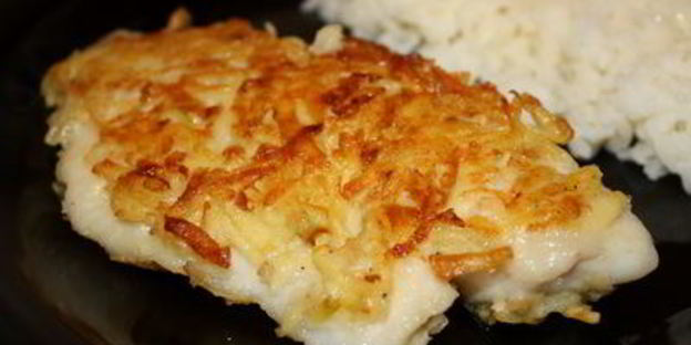 тилапия в хрустящей картофельной корочке