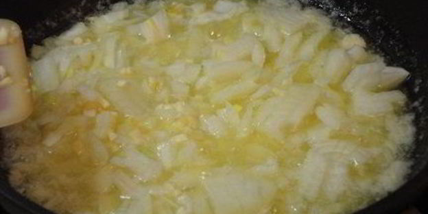 треска с фасолью