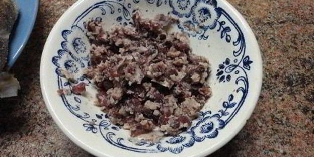 треска с фасолью