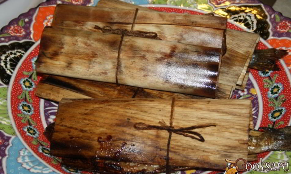 Рецепт цельной рыбы в гриль-бумаге на мангале