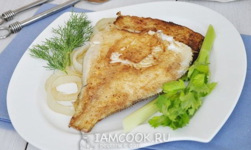 Рецепт жареной камбалы