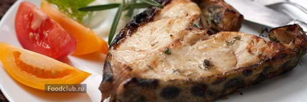 Зубатка на гриле