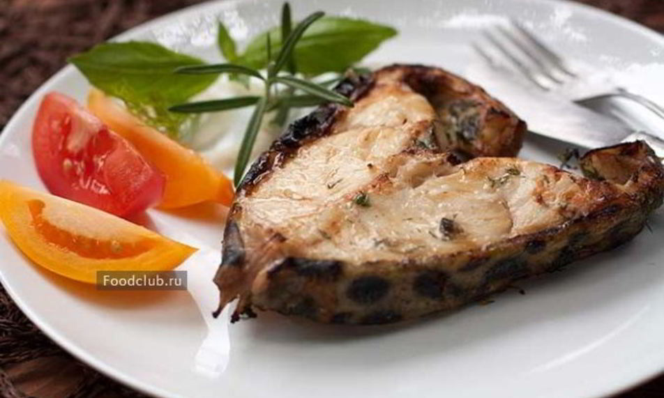 Рецепт зубатки на гриле