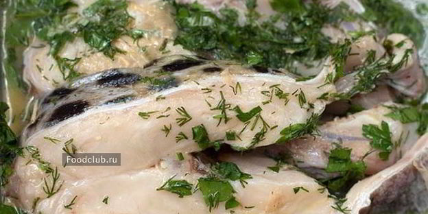 зубатка на гриле