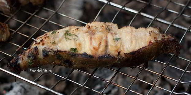 зубатка на гриле