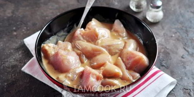 куриный шашлык в банке в духовке