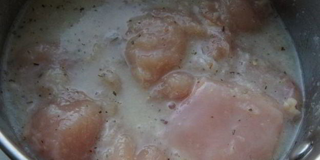 куриные шашлычки в ананасовом маринаде