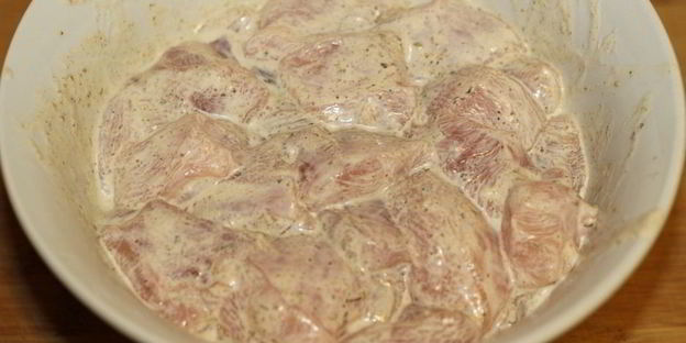 куриные шашлычки в беконе