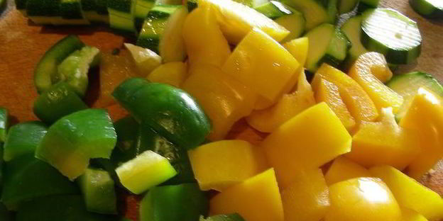 летние овощные шашлычки-гриль