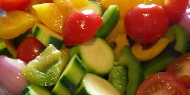 летние овощные шашлычки-гриль