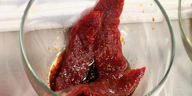 шашлычок из говядины в соевом соусе