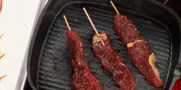 шашлычок из говядины в соевом соусе