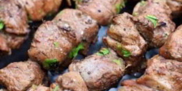 шашлык из баранины с уксусом