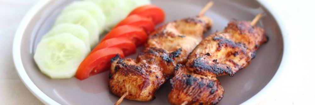 Шашлык из куриного филе