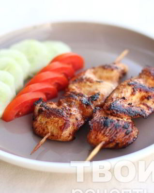 Шашлык из куриного филе