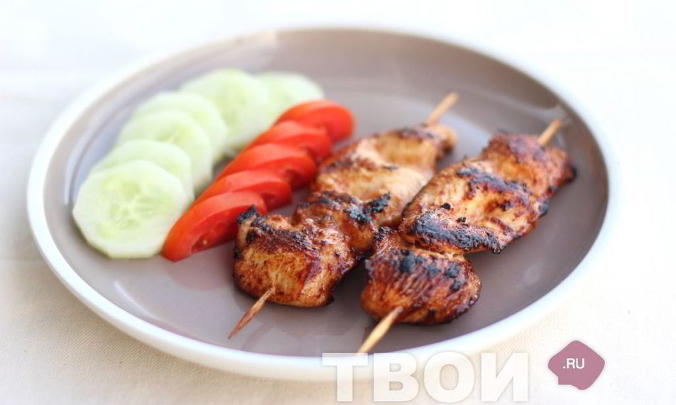 Рецепт шашлыка из куриного филе