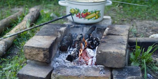 шашлык из курицы на пиве с молоком