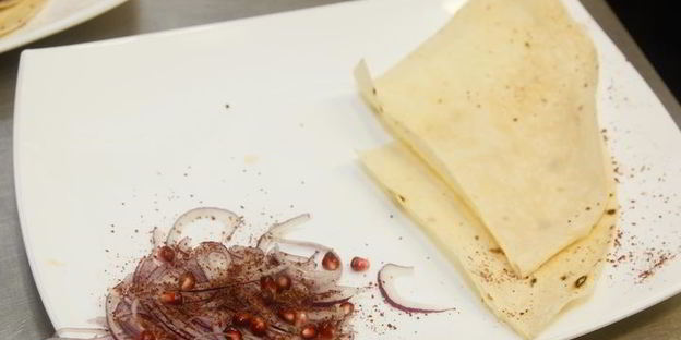 шашлык из курицы с овощами