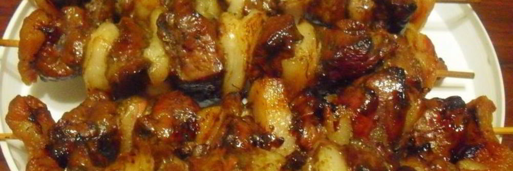 Шашлык из печени