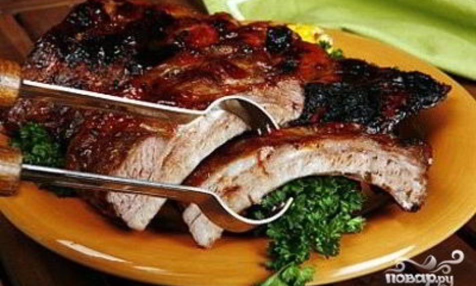 Рецепт шашлыка иза ребрышка свинин