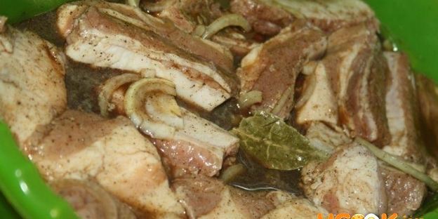 шашлык из ребрышек