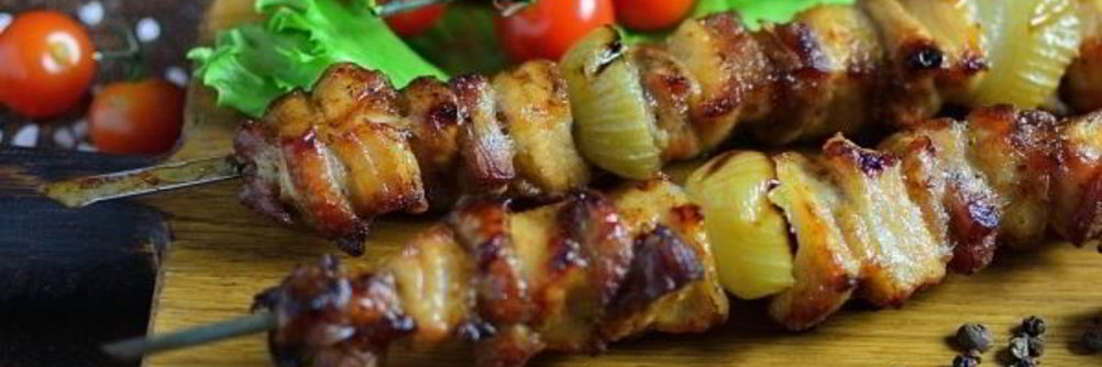 Шашлык из свиной грудинки