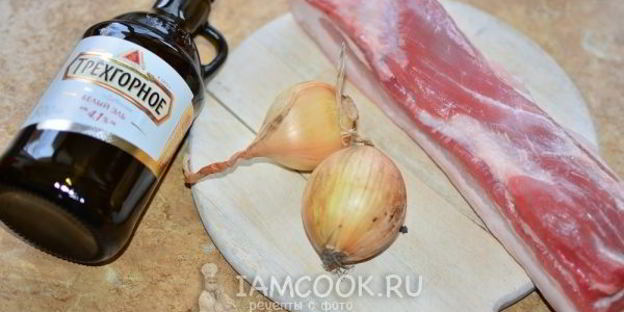шашлык из свиной грудинки