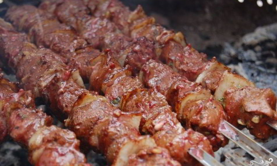 Рецепт шашлыка из телятины диетический